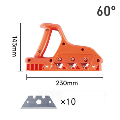 1PC Plasterboard Quick Cutter Gypsum Board Hand Plane Drywall Edge Chamfer 45°/60° Woodworking Trimmer Hand Tool