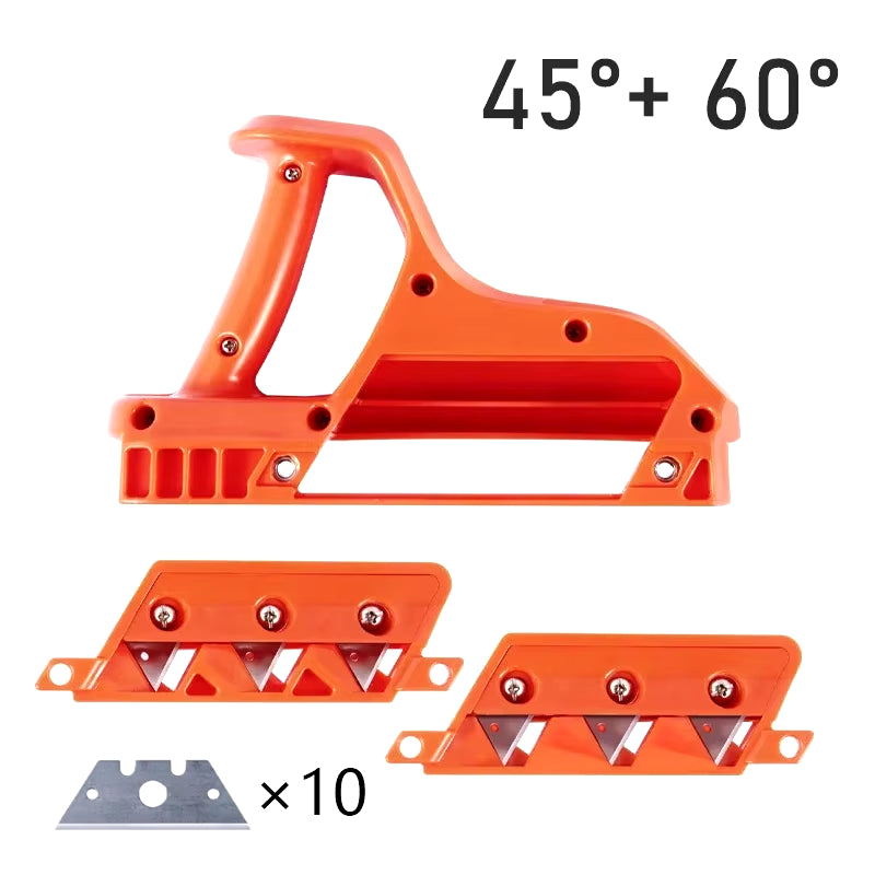 1PC Plasterboard Quick Cutter Gypsum Board Hand Plane Drywall Edge Chamfer 45°/60° Woodworking Trimmer Hand Tool