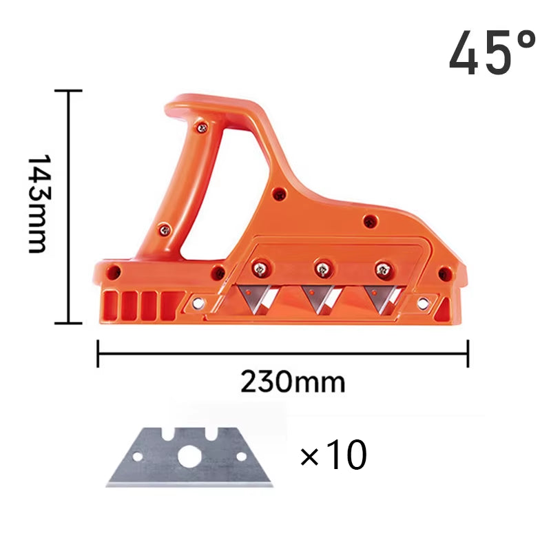 1PC Plasterboard Quick Cutter Gypsum Board Hand Plane Drywall Edge Chamfer 45°/60° Woodworking Trimmer Hand Tool